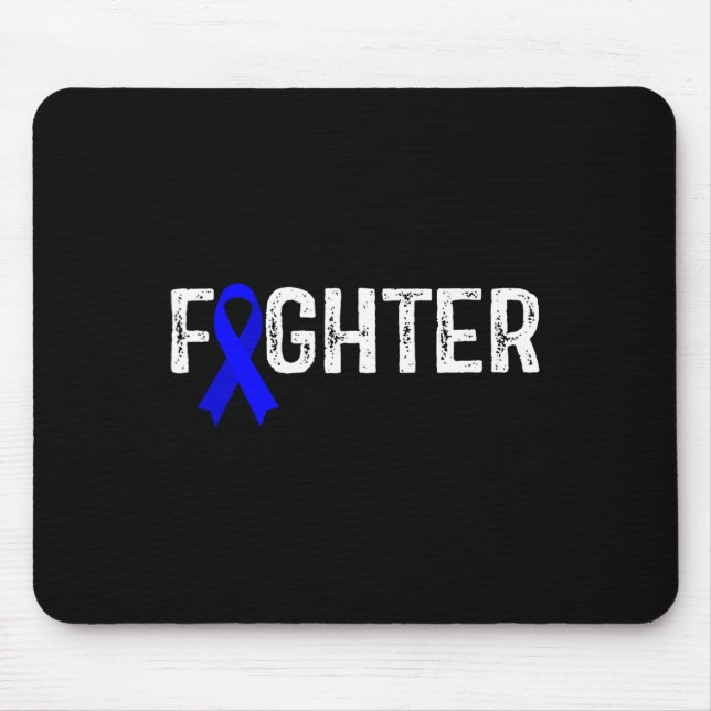 Fighter Alopecia Areata Awareness  Mouse Pad (Front)