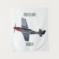 Fighter-bomber cartoon illustration