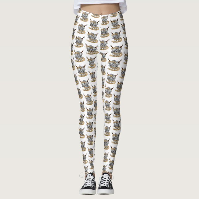 Fighter Dice Design Leggings (Front)