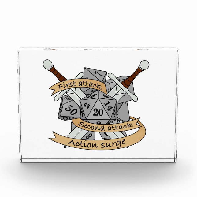 Fighter Dice Design Photo Block (Front)