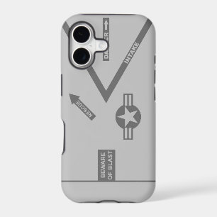 Fighter Grey Engine Case - CaseMate 4 ID Case