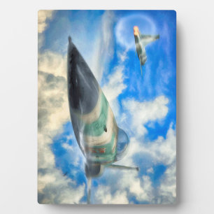 FIGHTER JET GOING SUPERSONIC F-5N Tiger II Plaque
