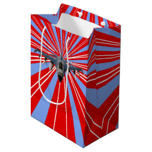 Fighter Jet Medium Gift Bag
