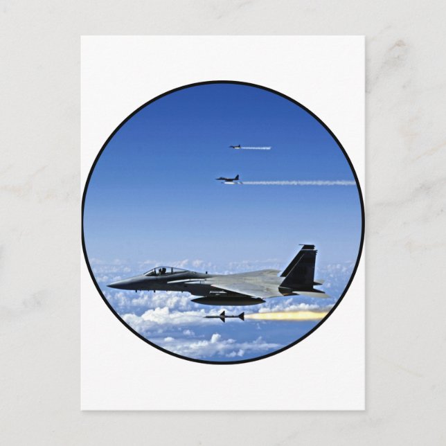 Fighter Jet Postcard (Front)