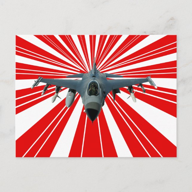 Fighter Jet Postcard (Front)