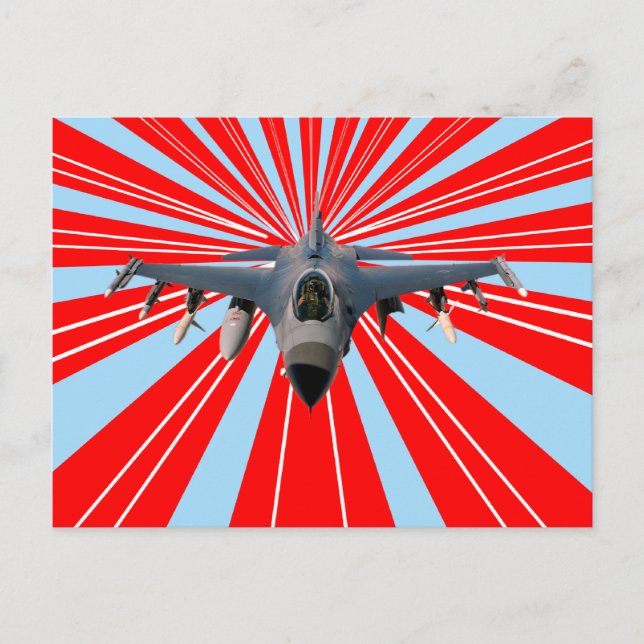 Fighter Jet Postcard (Front)