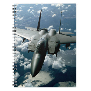 Fighter Jet Spiral Notebook
