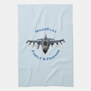 Fighter Jet Tea Towel