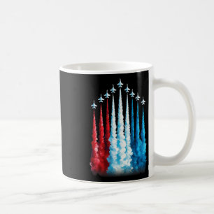 Fighter Jets American Flag For 4th Of July Patriot Coffee Mug