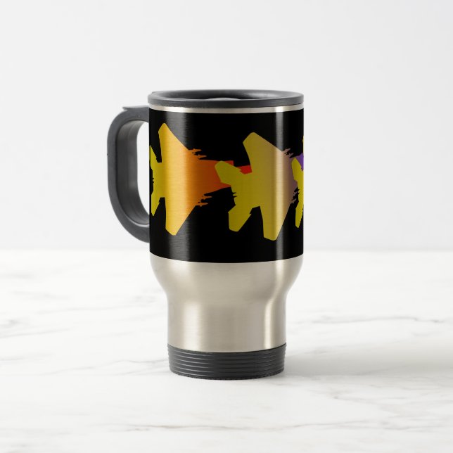 Fighter Jets Squadron Travel Mug (Front Left)