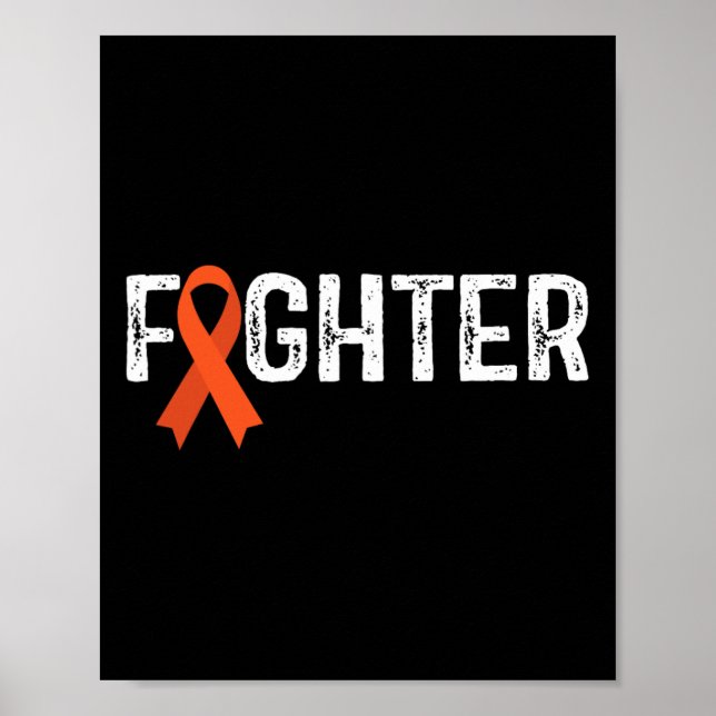 Fighter Leukaemia Awareness  Poster (Front)