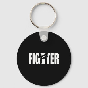 Fighter Mma Kickboxing Muay Thai Mixed Martial Art Key Ring