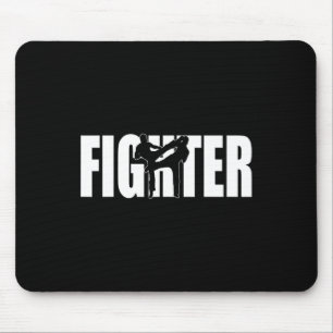 Fighter Mma Kickboxing Muay Thai Mixed Martial Art Mouse Pad