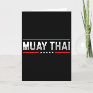 Fighter Muay Thai Sports Mma Thailand Boxing Marti Card