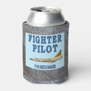 FIGHTER PILOT F-102 DELTA DAGGER CAN COOLER