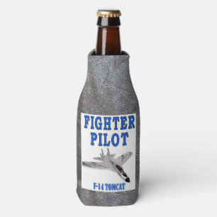 FIGHTER PILOT F-14 TOMCAT BOTTLE COOLER