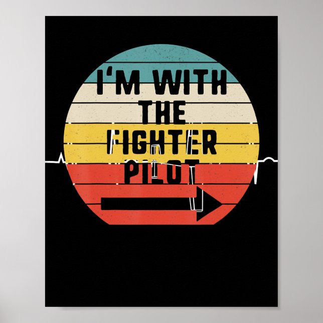 Fighter Pilot Halloween Matching Couple Gift Poster (Front)