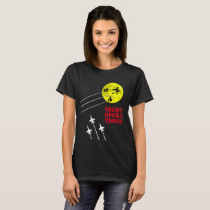 Fighter planes and witches. Night operations T-Shirt