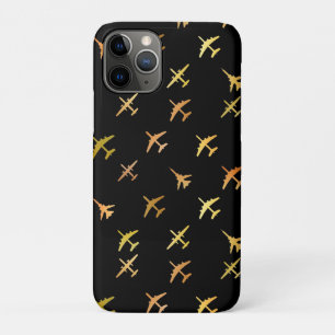 Fighter planes, on black iPhone 11 pro case
