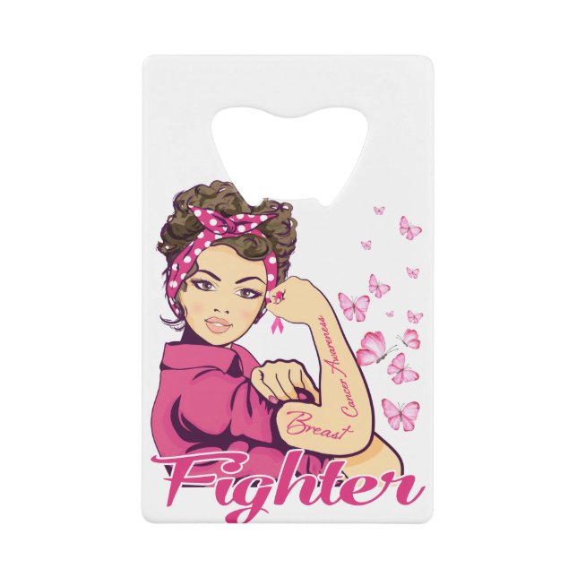 Fighter Rosie Riveter Breast Cancer Awareness (Front)