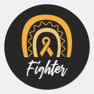 Fighter Rsd Crps Awareness  Classic Round Sticker