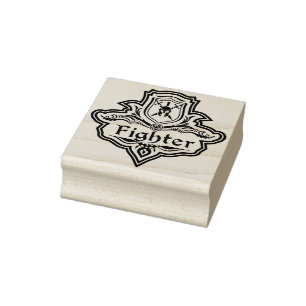 Fighter Rubber Stamp