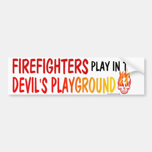 FIGHTERFIGHTER PLAY BUMPER STICKER (Front)