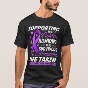 Fighters Honouring Taken Overdose Awareness  T-Shirt