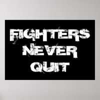 Fighters Never Quit Inspirational Boxing