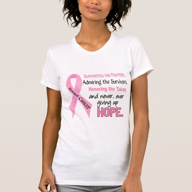 Fighters Survivors Taken Pink Ribbon Breast Cancer T-Shirt (Front)