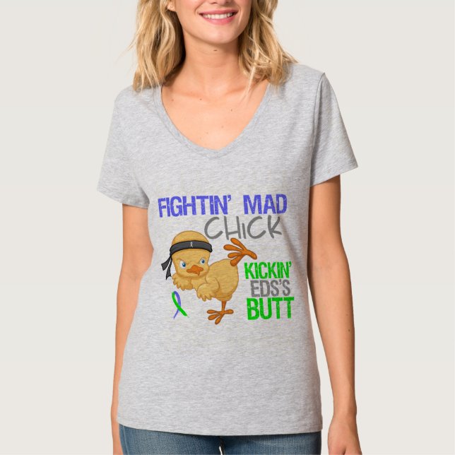 Fightin Chick EDS T-Shirt (Front)