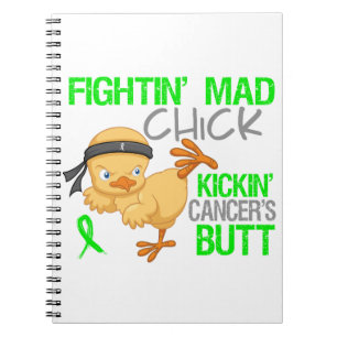 Fightin Chick Non-Hodgkins Lymphoma Spiral Notebook
