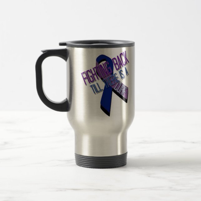 Fighting Back Till Cure Rheumatoid Arthritis Mug (Left)