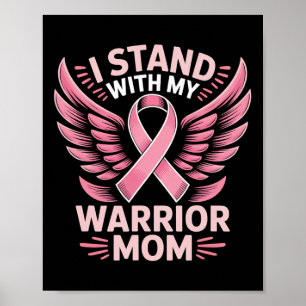 Fighting Breast Cancer Kids Girls Women. Breast Ca Poster