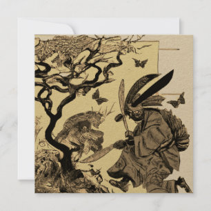 Fighting Butterflies Card