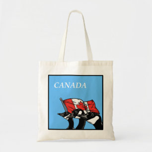 Fighting Canada Geese Strong Canada Patriotic Gift Tote Bag
