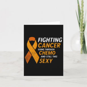Fighting Cancer Leukaemia Blood Cancer Awareness  Card