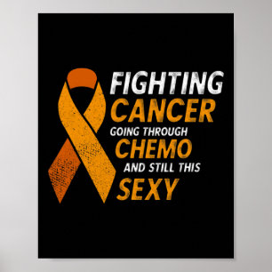 Fighting cancer leukaemia blood cancer awareness  poster
