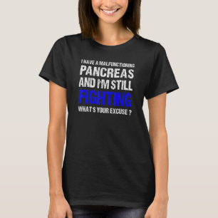 Fighting Diabet we wear bleu for Diabetes awarenes T-Shirt