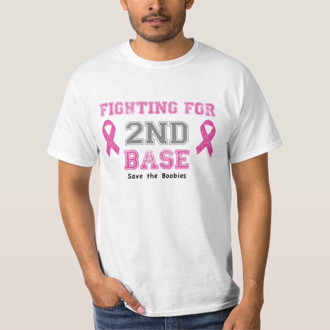 Fighting for 2ND Base t-shirt (Front)