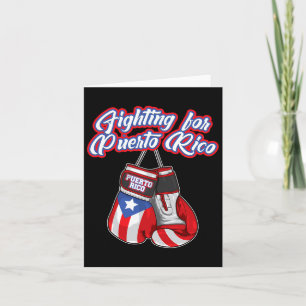Fighting For Puerto Rico - Puerto Rican Pride - Bo Card