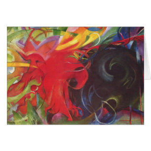 Fighting Forms by Franz Marc, Vintage Fine Art