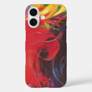 Fighting Forms by Franz Marc, Vintage Fine Art iPhone 16 Case