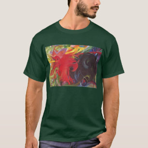 Fighting Forms by Franz Marc, Vintage Fine Art T-Shirt