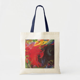 Fighting Forms by Franz Marc, Vintage Fine Art Tote Bag