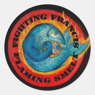 Fighting Francis Classic Round Sticker