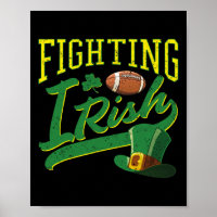 Fighting Irish Footbyll Vintage For Kids Men Famil