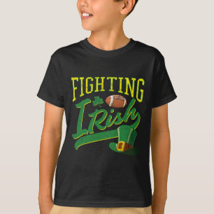 Fighting Irish Footbyll Vintage For Kids Men Famil T-Shirt