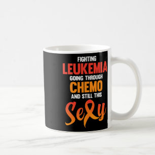 Fighting Leukaemia Awareness Orange Ribbon Support Coffee Mug
