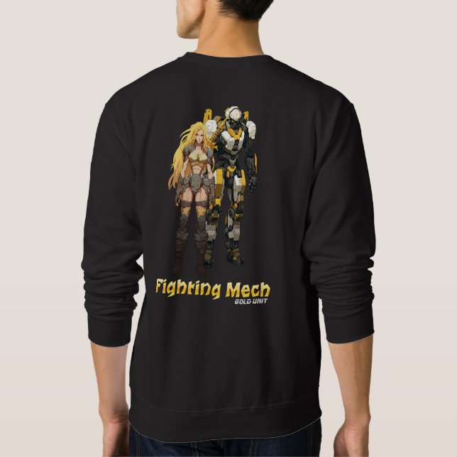 Fighting Mech (Gold Unit) Sweatshirt (Back)